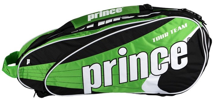 Raquetero Prince Tour Team x 6 Black/White/Green 2014