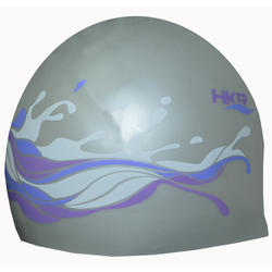 Gorra de Natacin Hkr Silicone Wave Gris