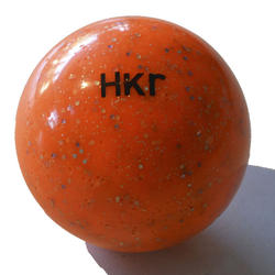 Bocha De Hockey Hkr Naranja Con Glitter